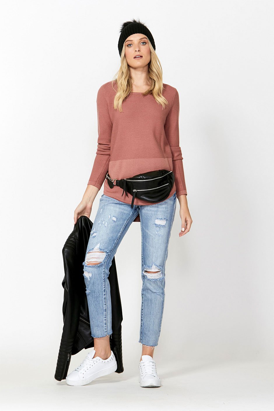 [TEST] Taylor Curved Hem Pullover