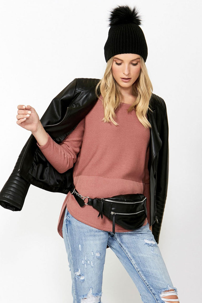 [TEST] Taylor Curved Hem Pullover