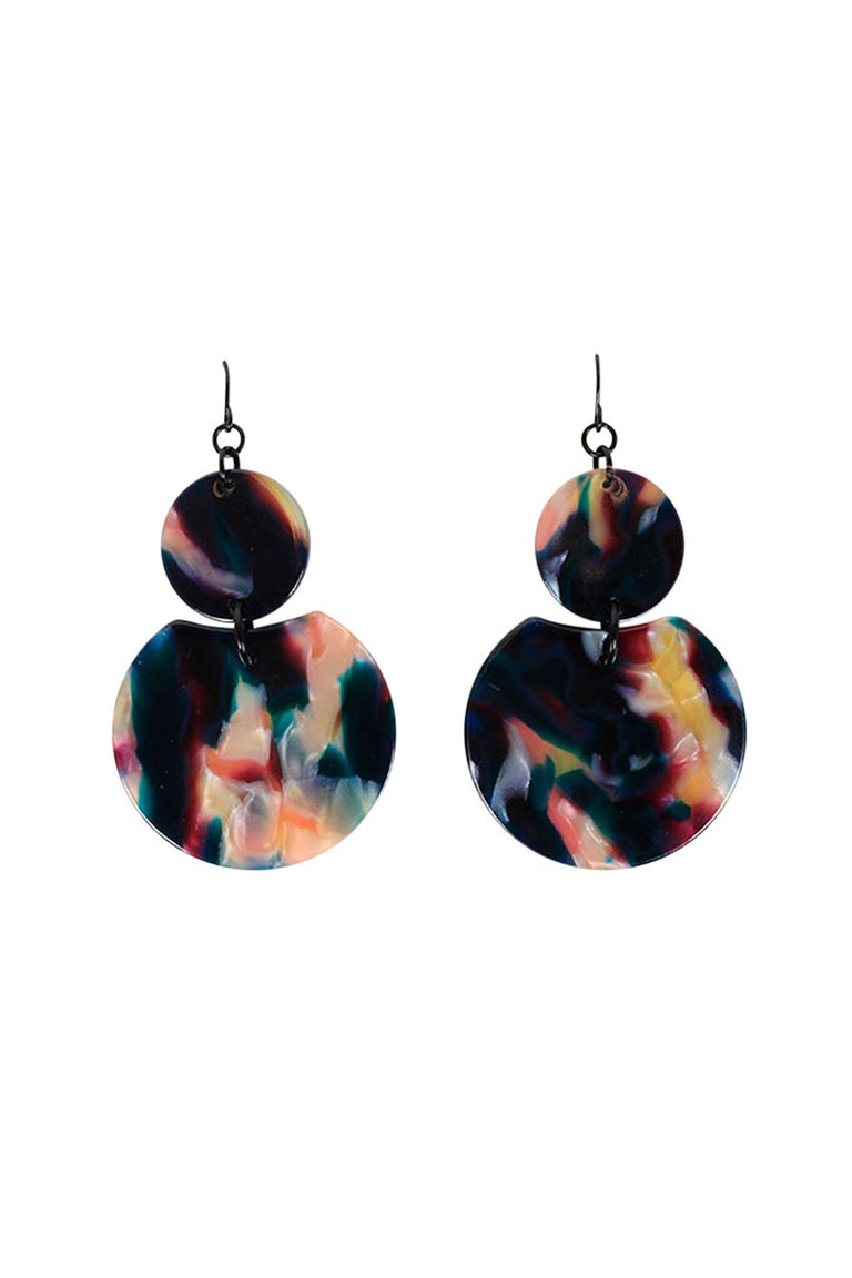 [TEST] Bianca Resin Circle Earrings