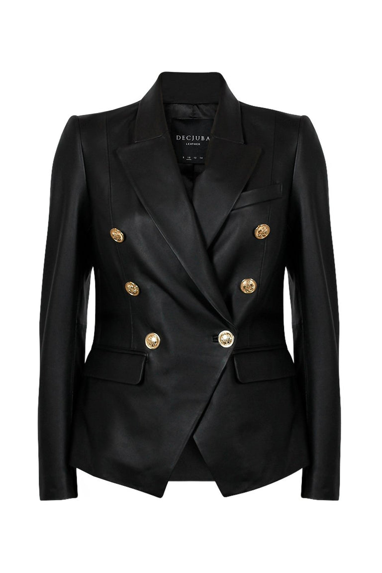 [TEST] Carly Leather Blazer