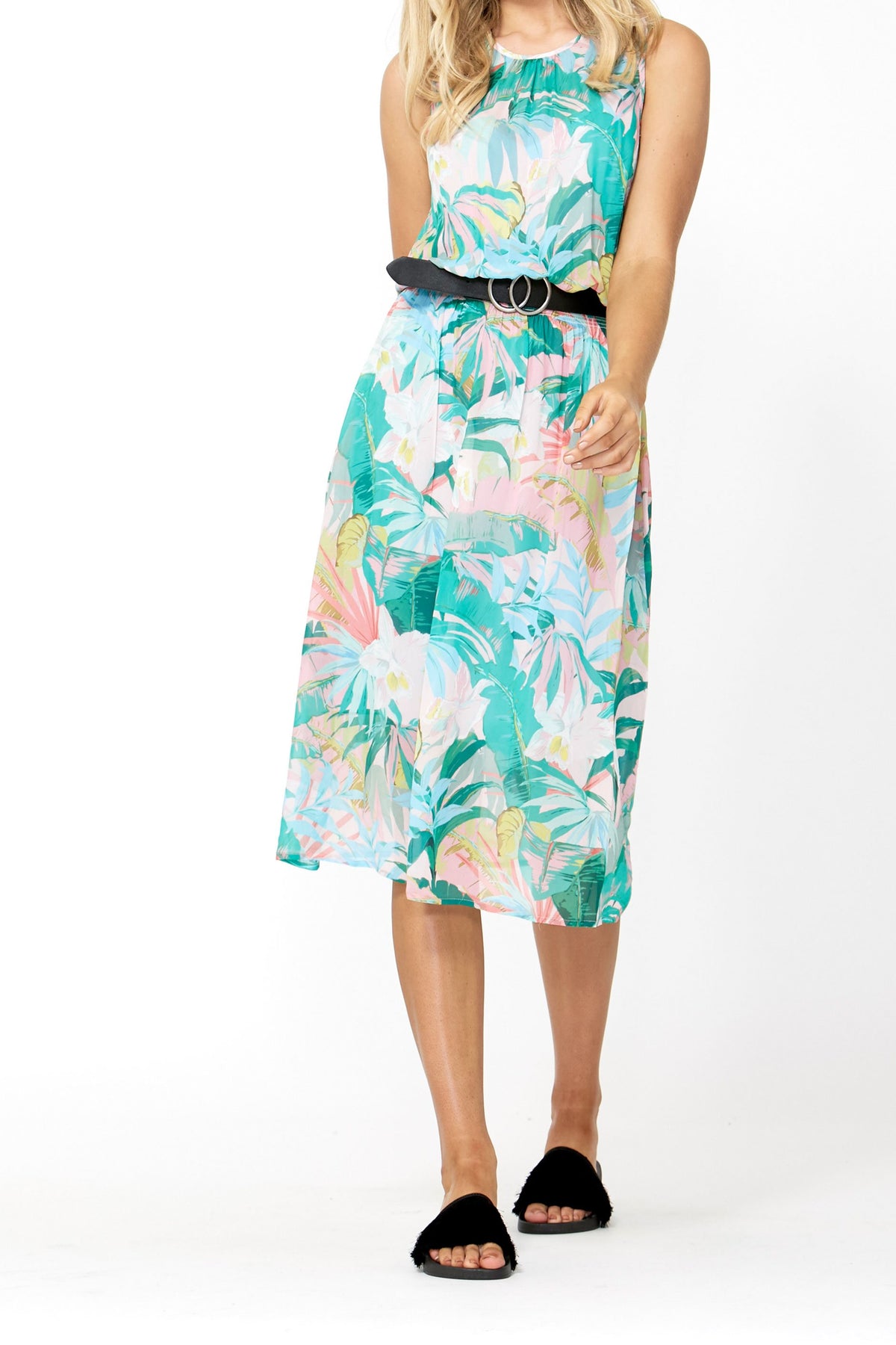 [TEST] Saskia Sleeveless Midi Dress