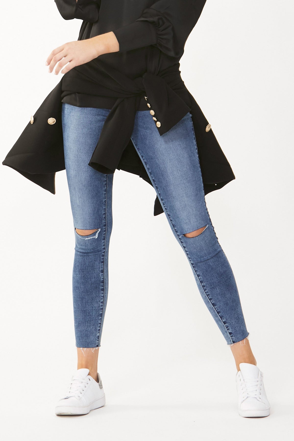 [TEST] Riley Rip Knee Skinny Jean