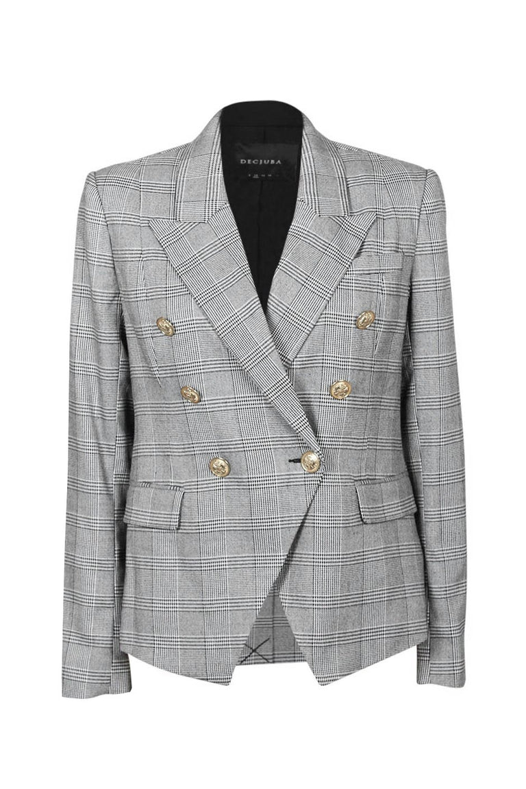[TEST] Carly Check Blazer