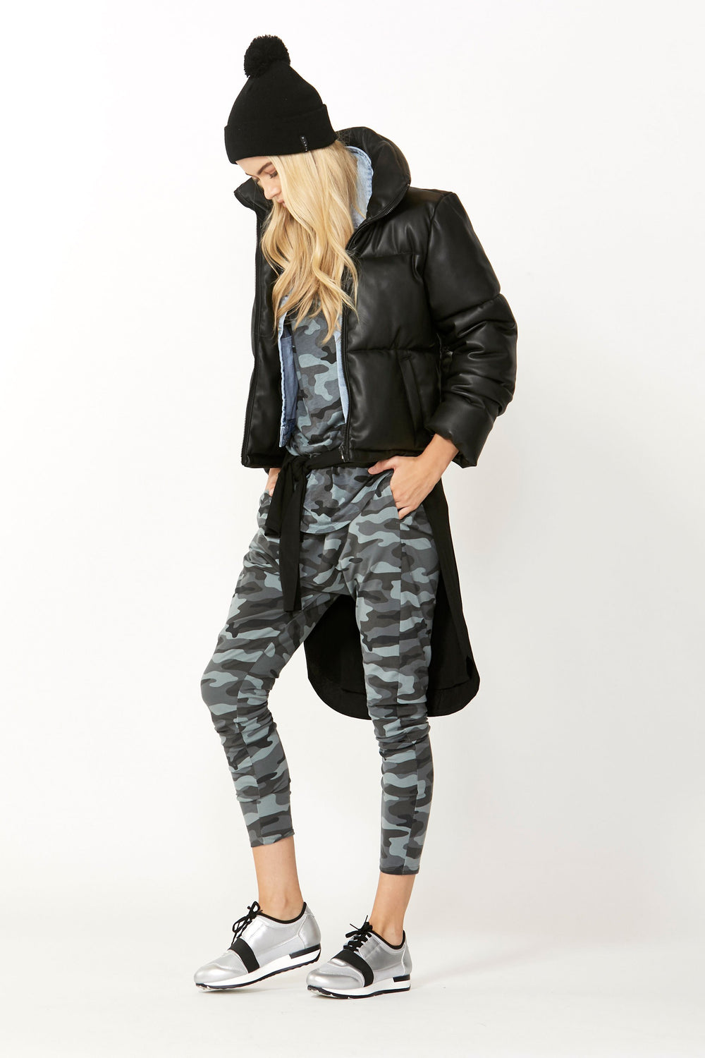 [TEST] Luxe PU Puffer Jacket
