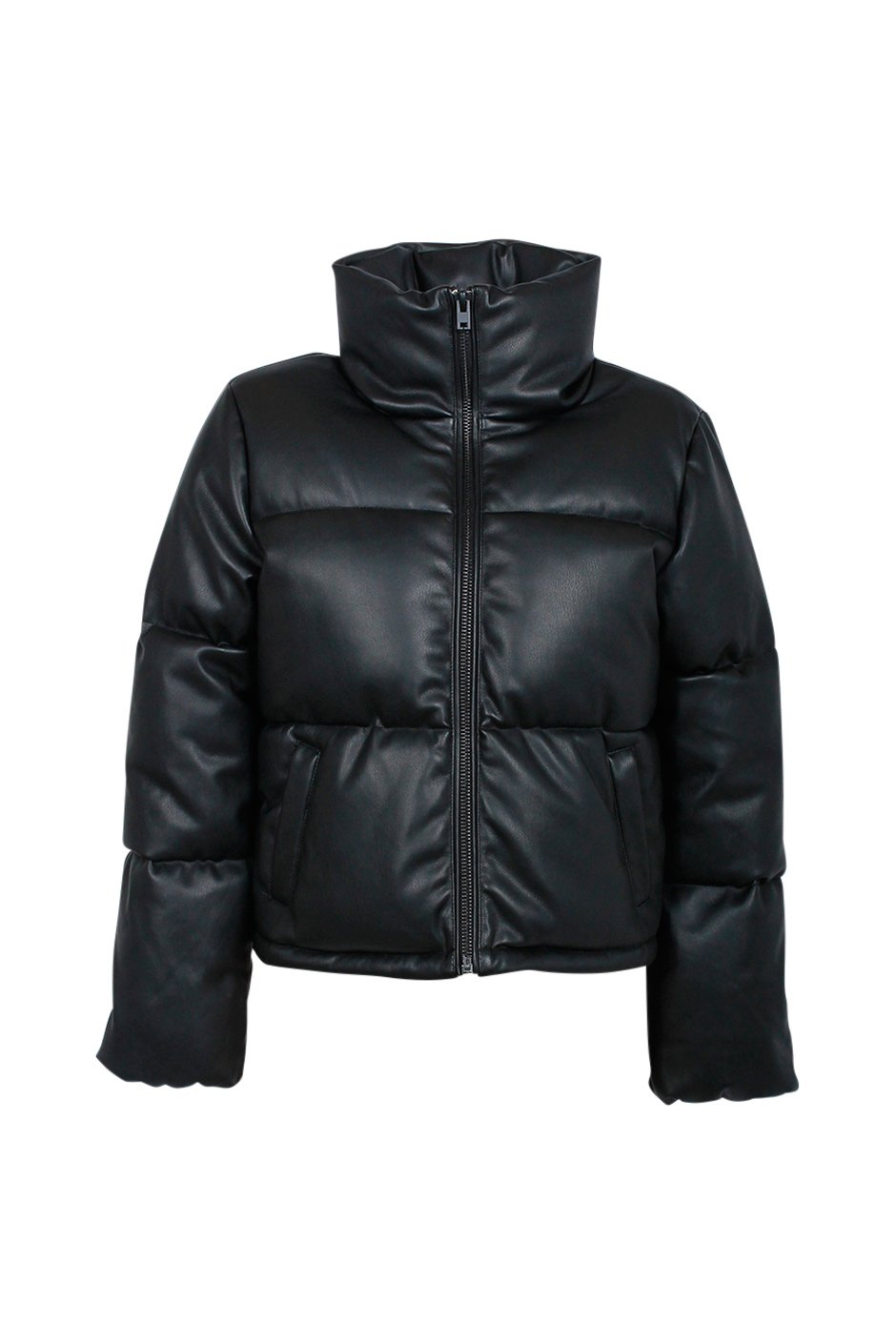 [TEST] Luxe PU Puffer Jacket