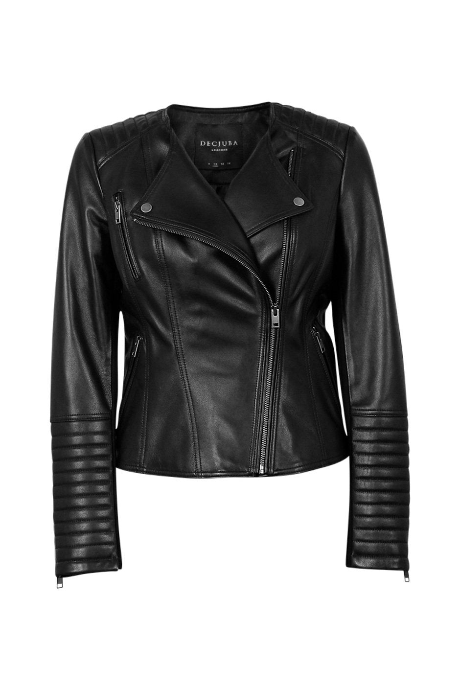[TEST] Liv Collarless Leather Biker