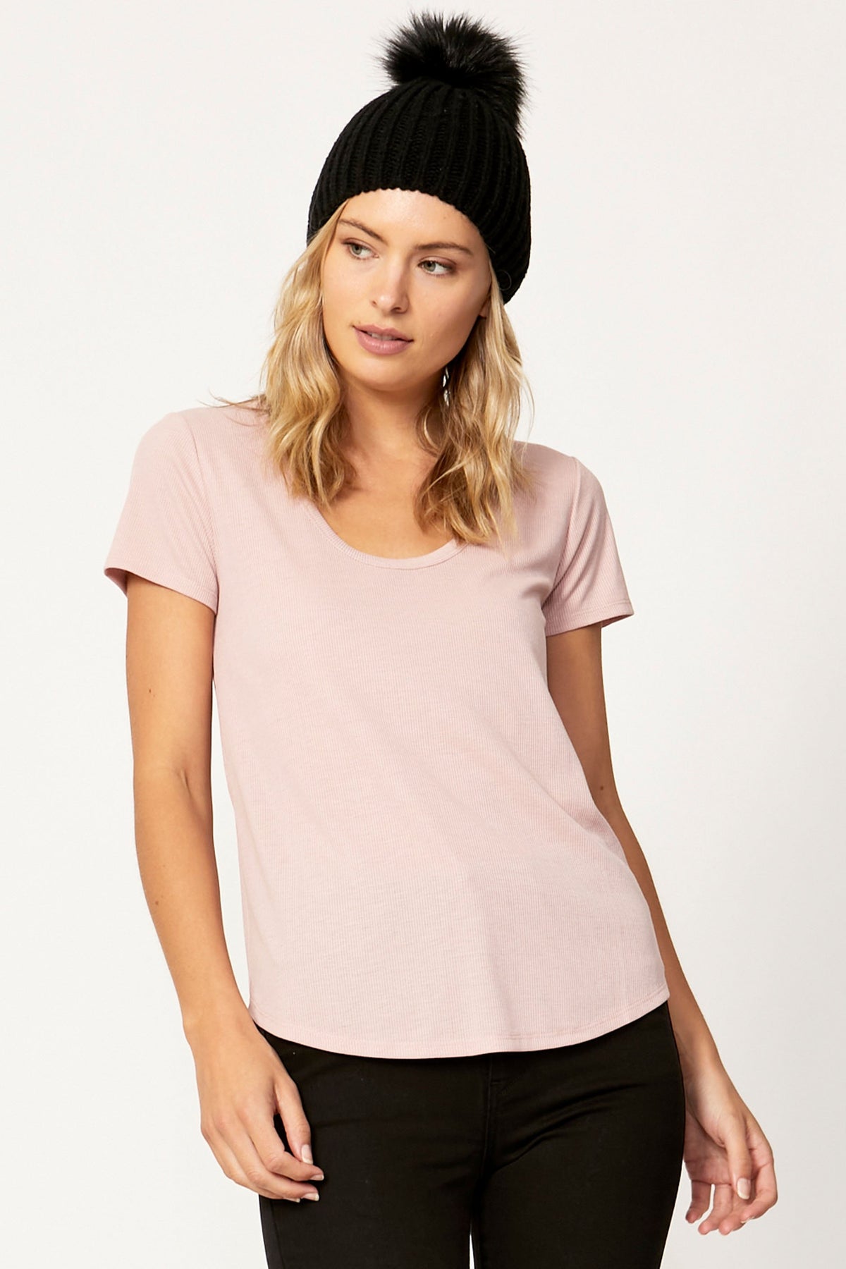 [TEST] Aliza Soft Rib Tee