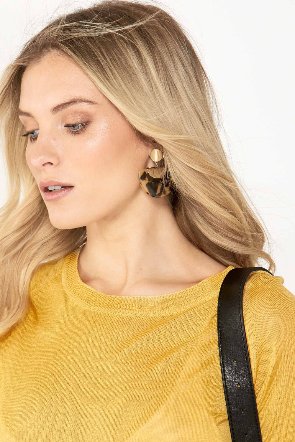 [TEST] Lucy Resin Half Moon Earrings