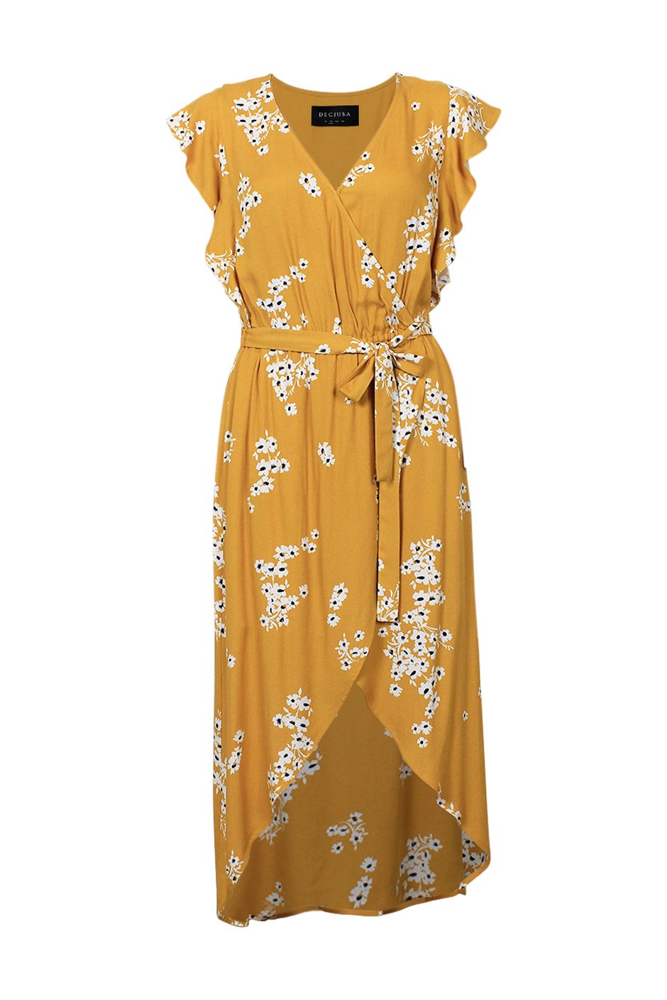 [TEST] Hazel Ruffle Wrap Maxi Dress