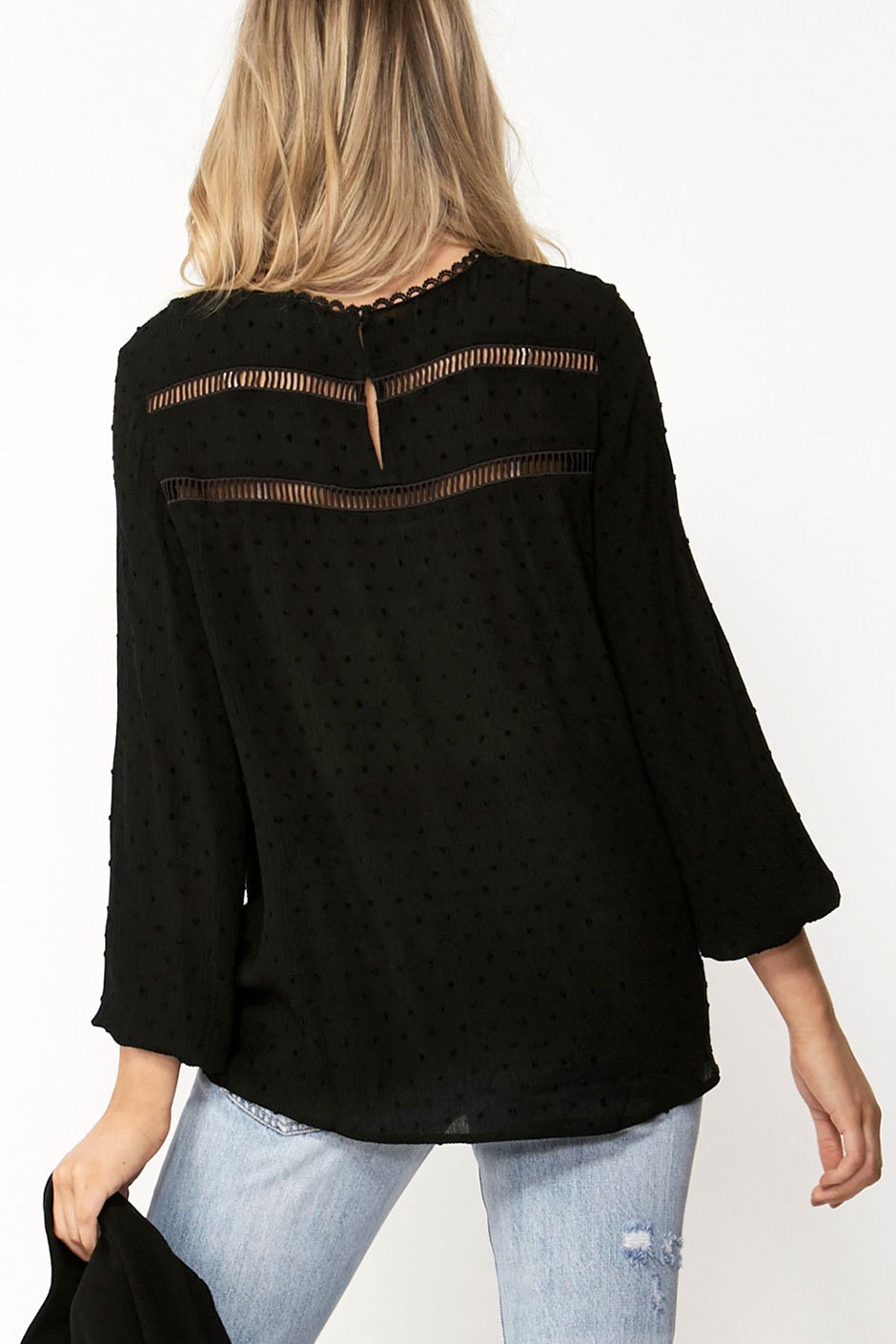 [TEST] Rosalie Lace Trim Blouse