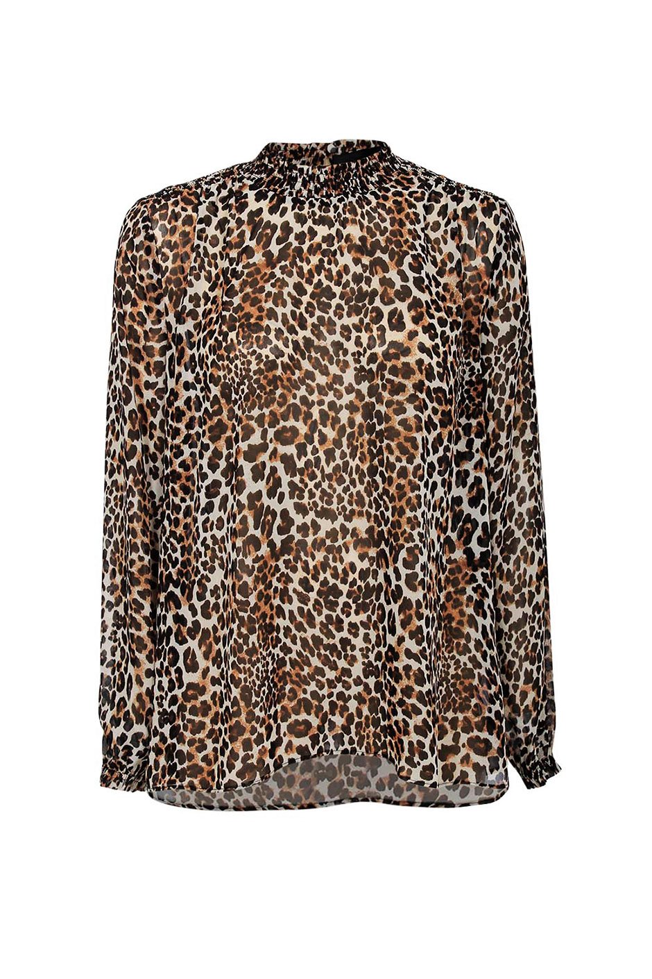 [TEST] Nicki Shirred Neck Blouse