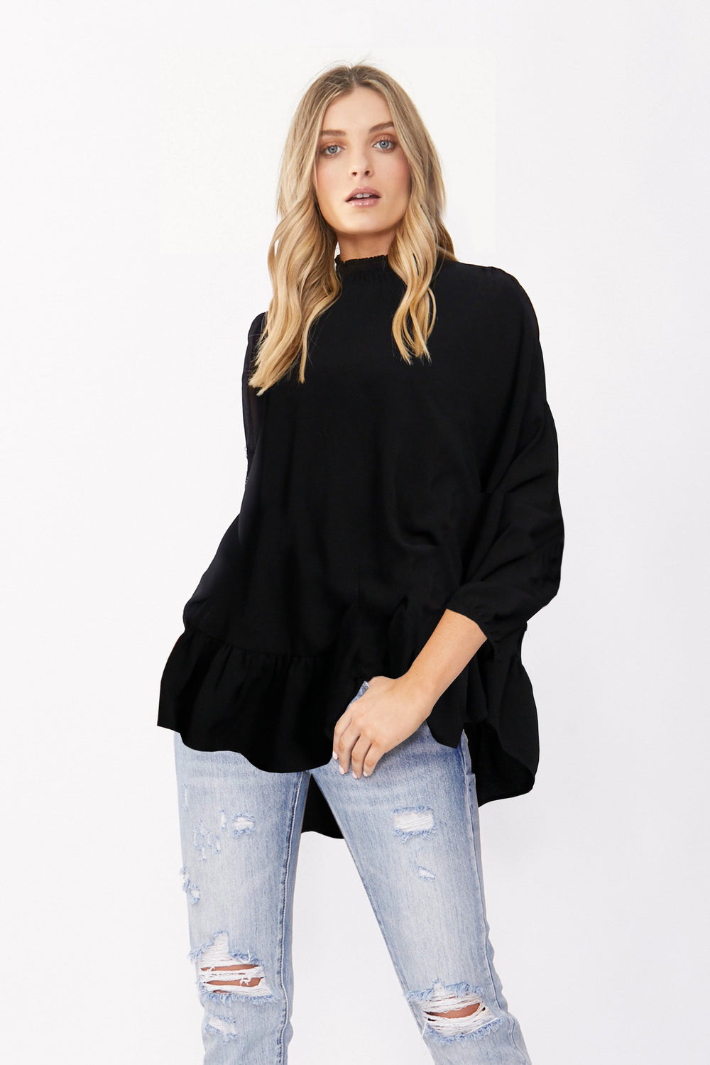 [TEST] Tash High Neck Swing Top