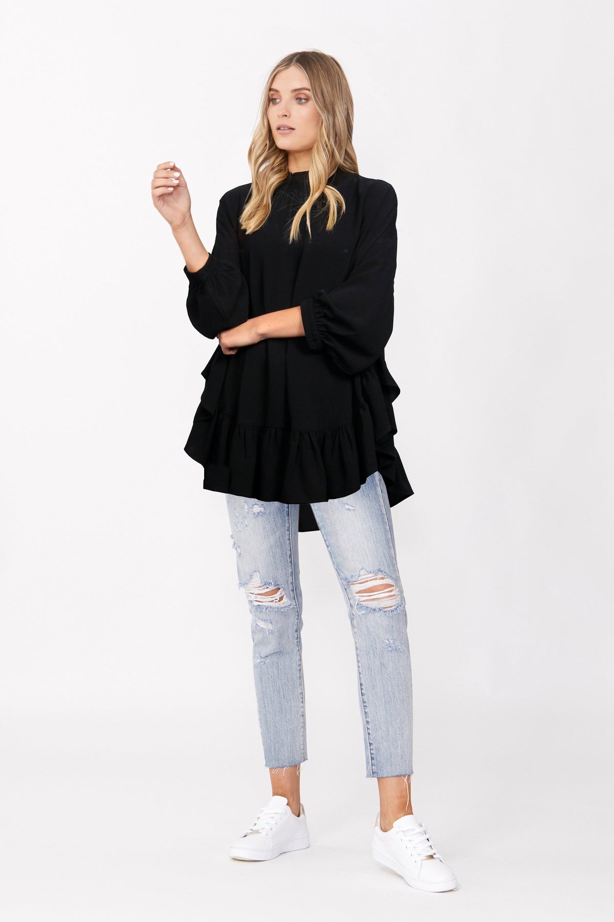 [TEST] Tash High Neck Swing Top