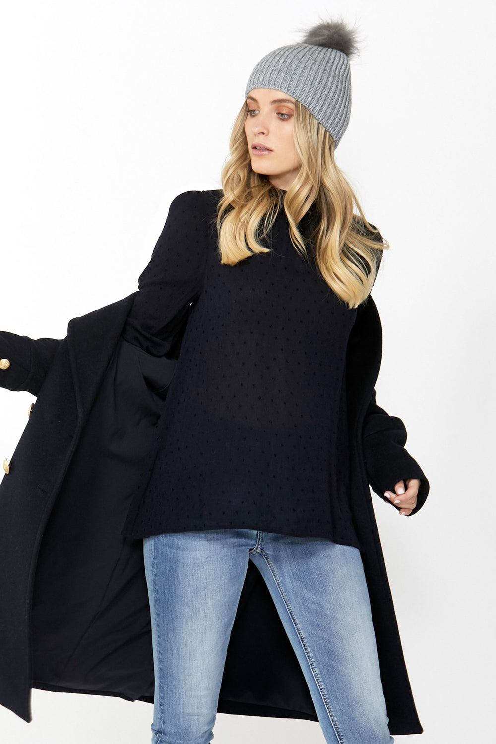 [TEST] Chloe Textured High Neck Top