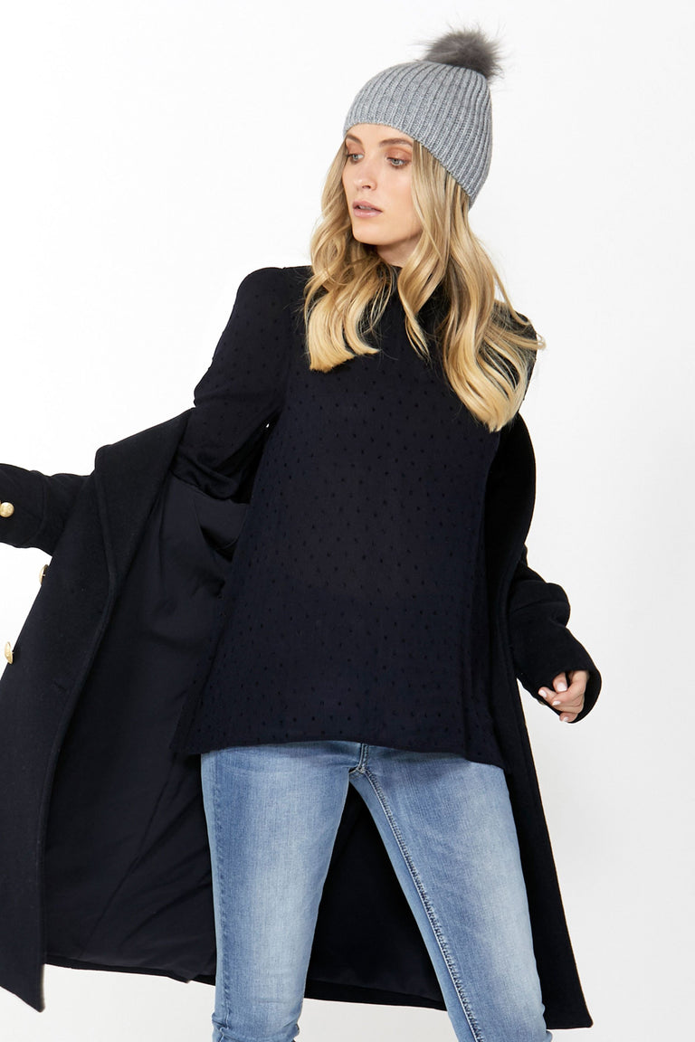 [TEST] Chloe Textured High Neck Top