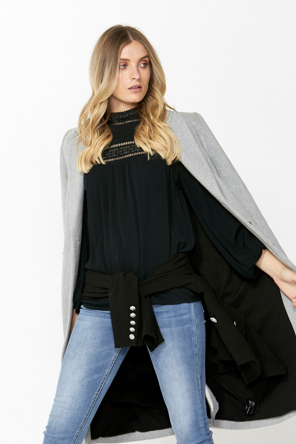 [TEST] Annie Lace Detail Blouse