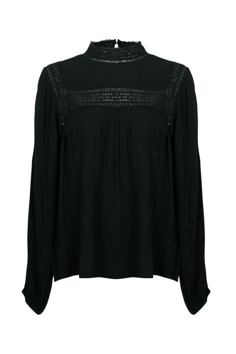 [TEST] Annie Lace Detail Blouse