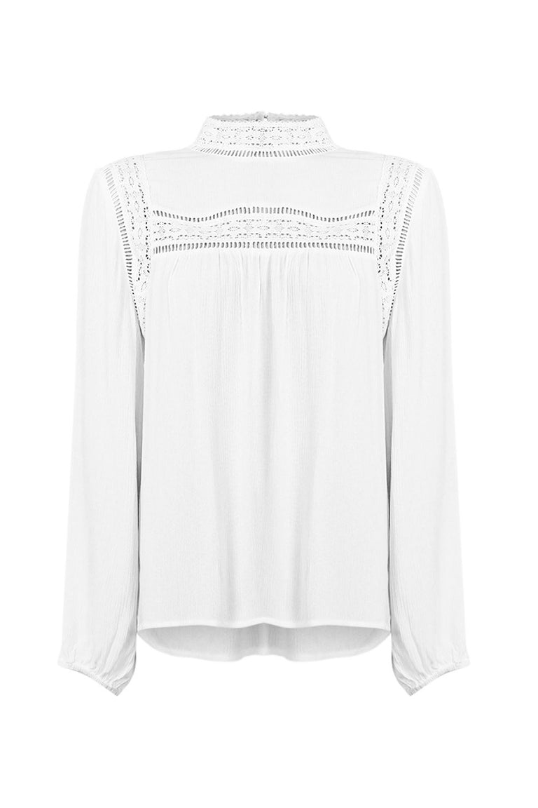 [TEST] Annie Lace Detail Blouse