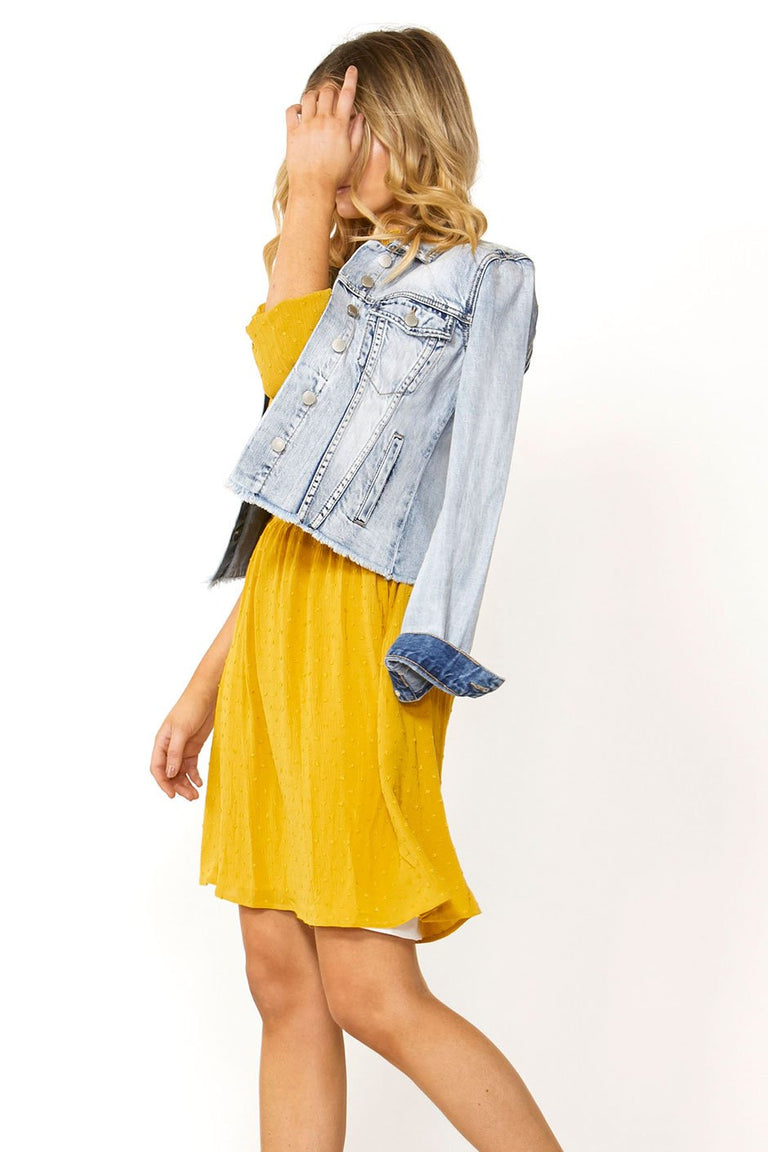 [TEST] Sadie Shirred High Neck Dress