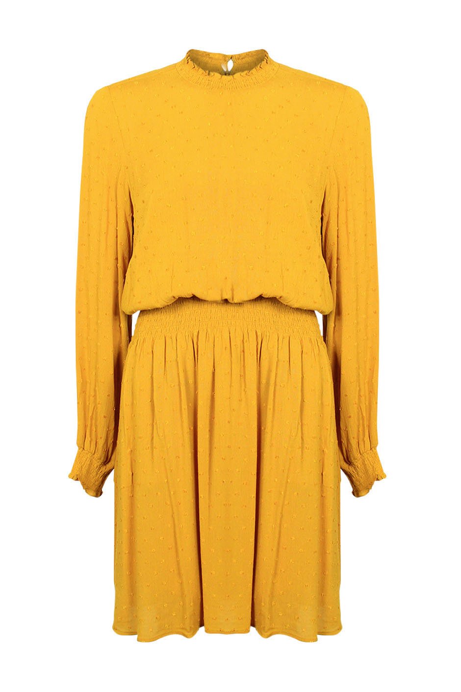 [TEST] Sadie Shirred High Neck Dress