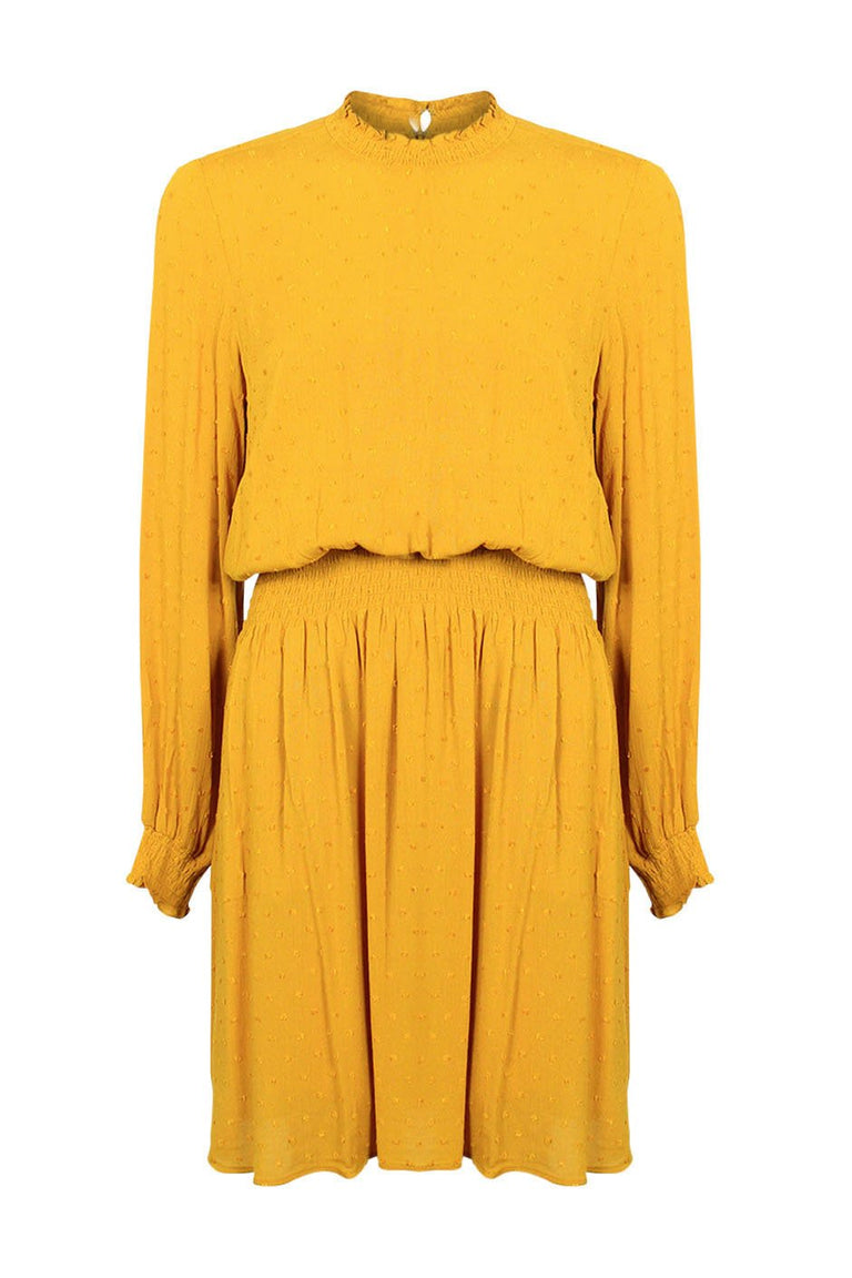 [TEST] Sadie Shirred High Neck Dress