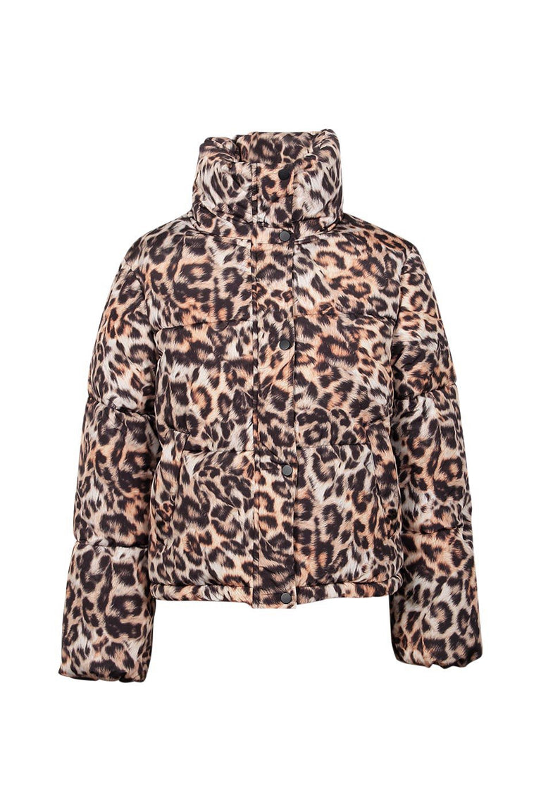 [TEST] Tora Leopard Puffer Jacket