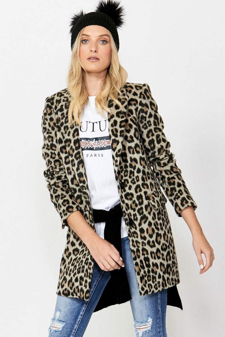 [TEST] Yasmin Leopard Crombie Coat