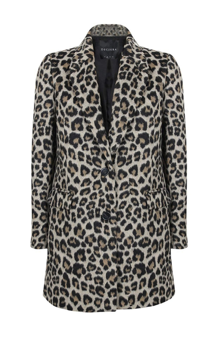 [TEST] Yasmin Leopard Crombie Coat