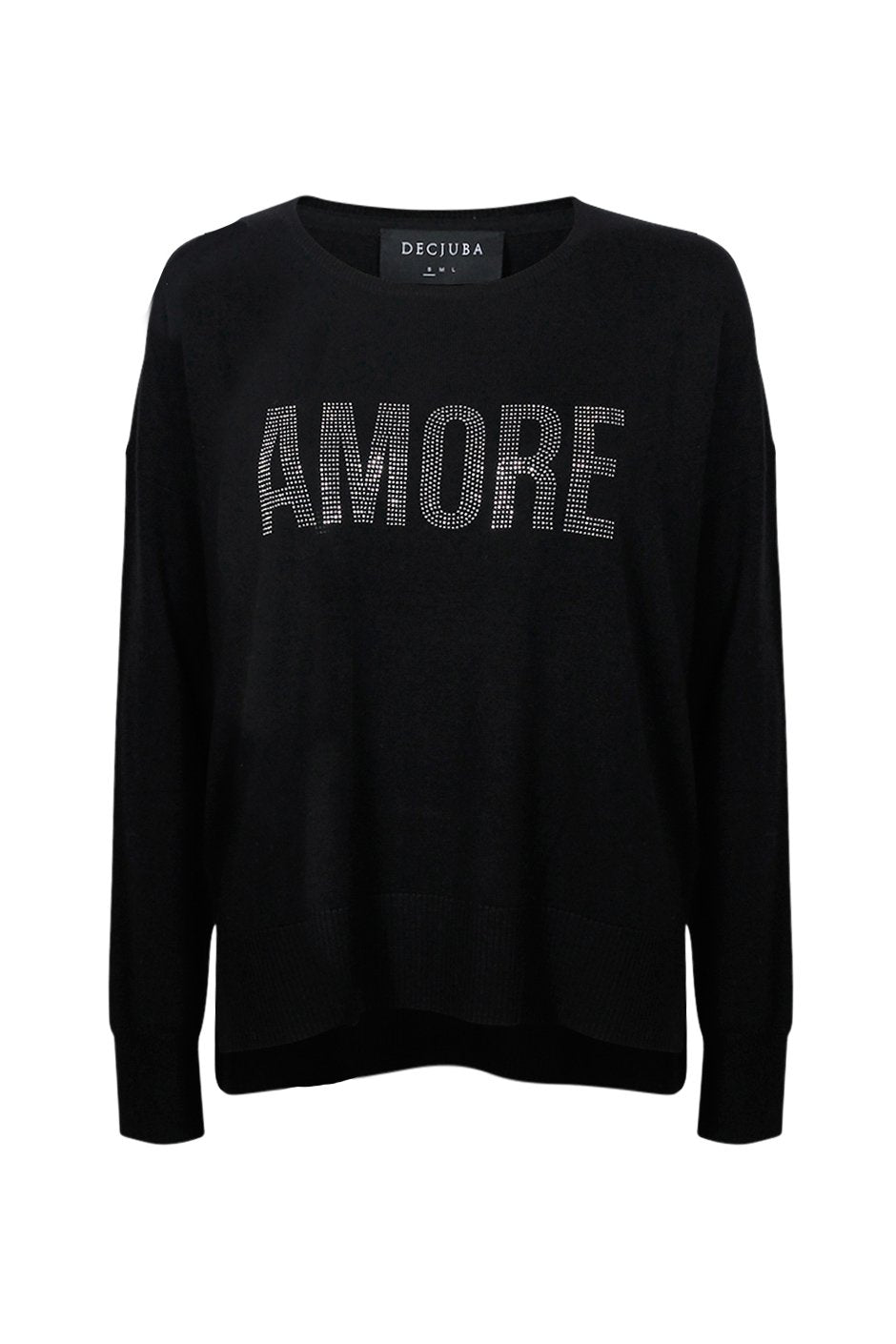 [TEST] Amore Embellished Text Knit
