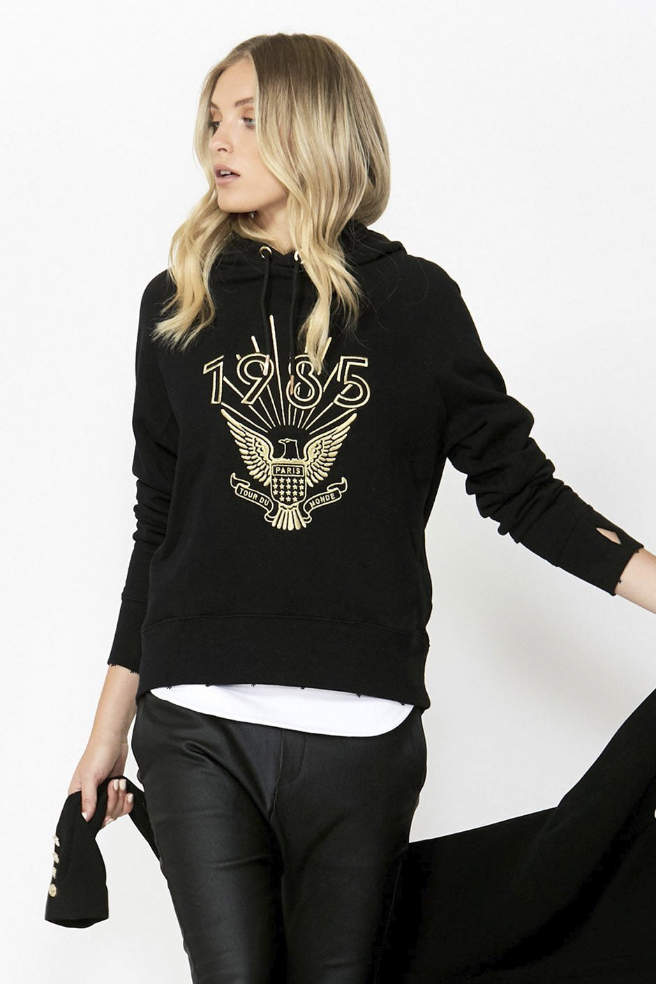 [TEST] 1985 Lurex Embroidered Hoodie