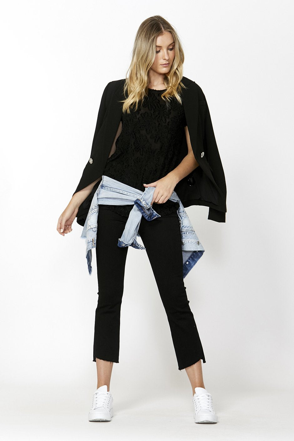 [TEST] Burnout Lace Tee