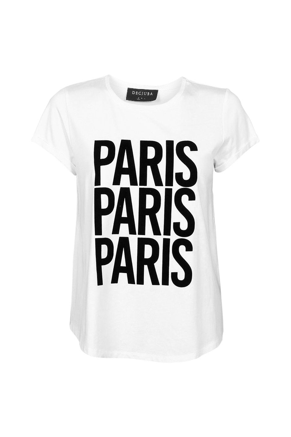 [TEST] Paris Repeat Flocked Tee