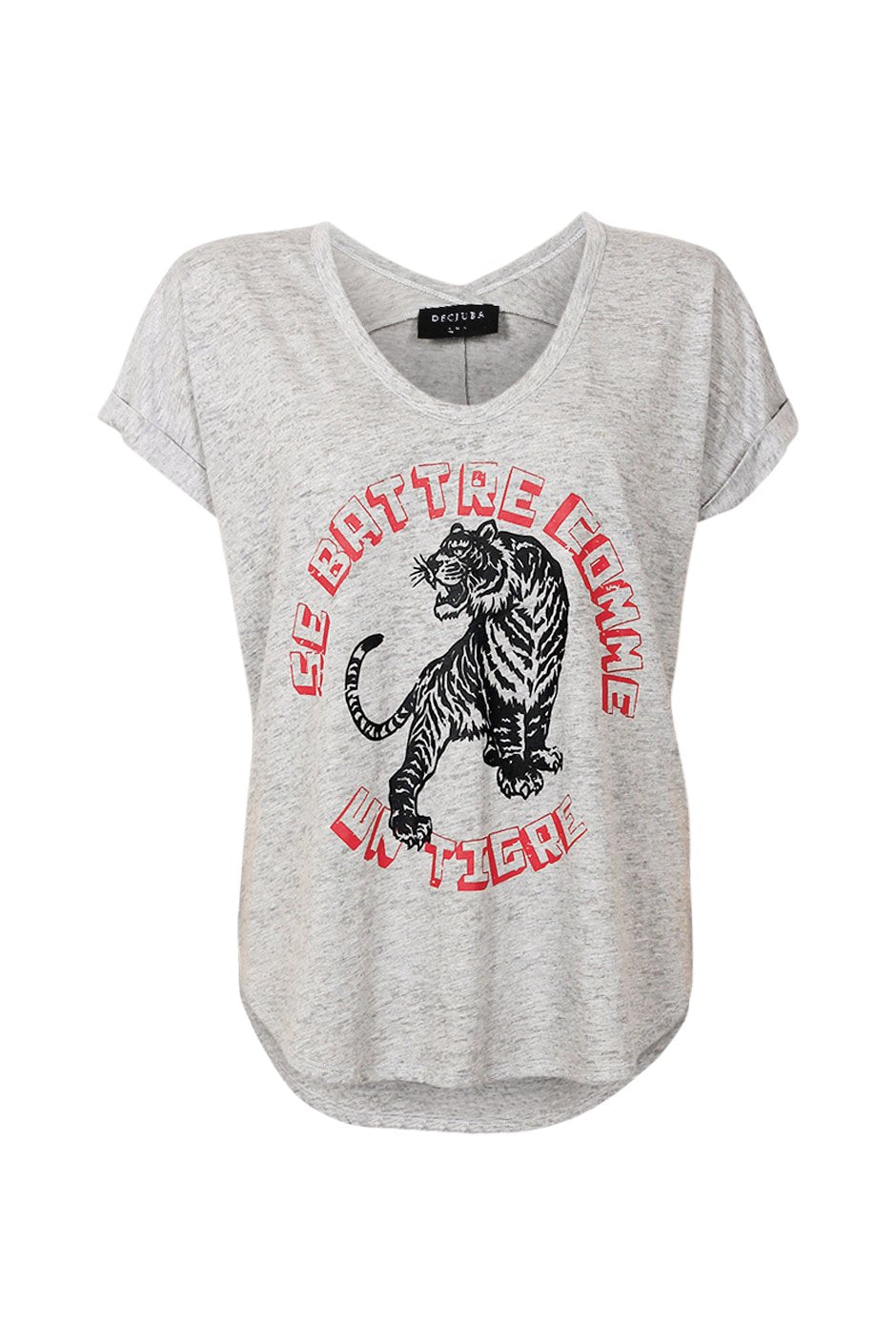 [TEST] Tiger Print Band Tee