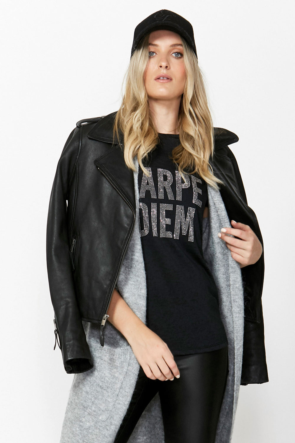 [TEST] Carpe Diem Studded Tee