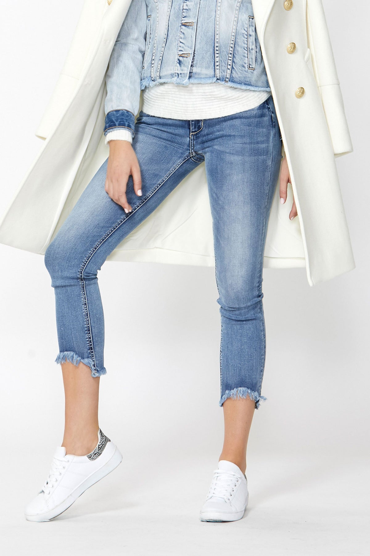 [TEST] Clara Cropped Fray Skinny Jean
