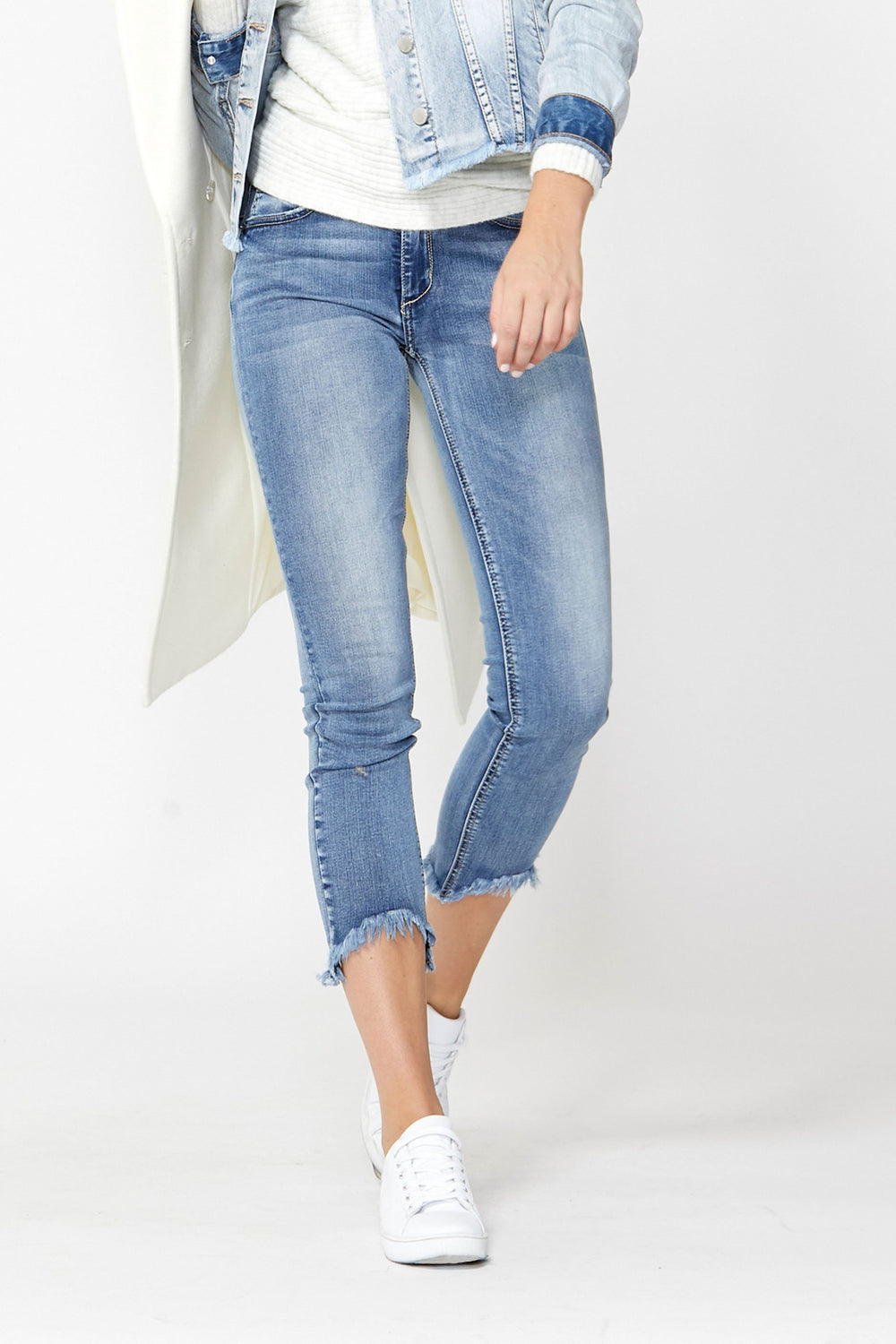 [TEST] Clara Cropped Fray Skinny Jean