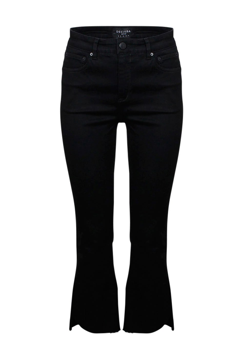 [TEST] Farrah Crop Fray Jean