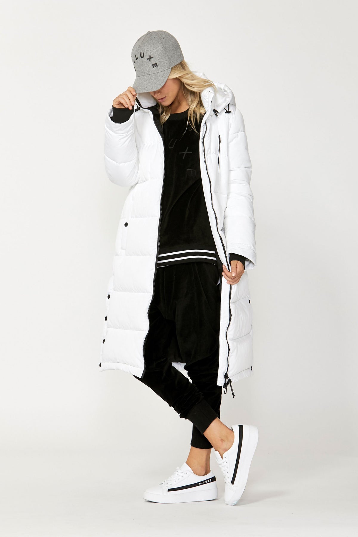 [TEST] Luxe Stripe Rib Velour Sweat