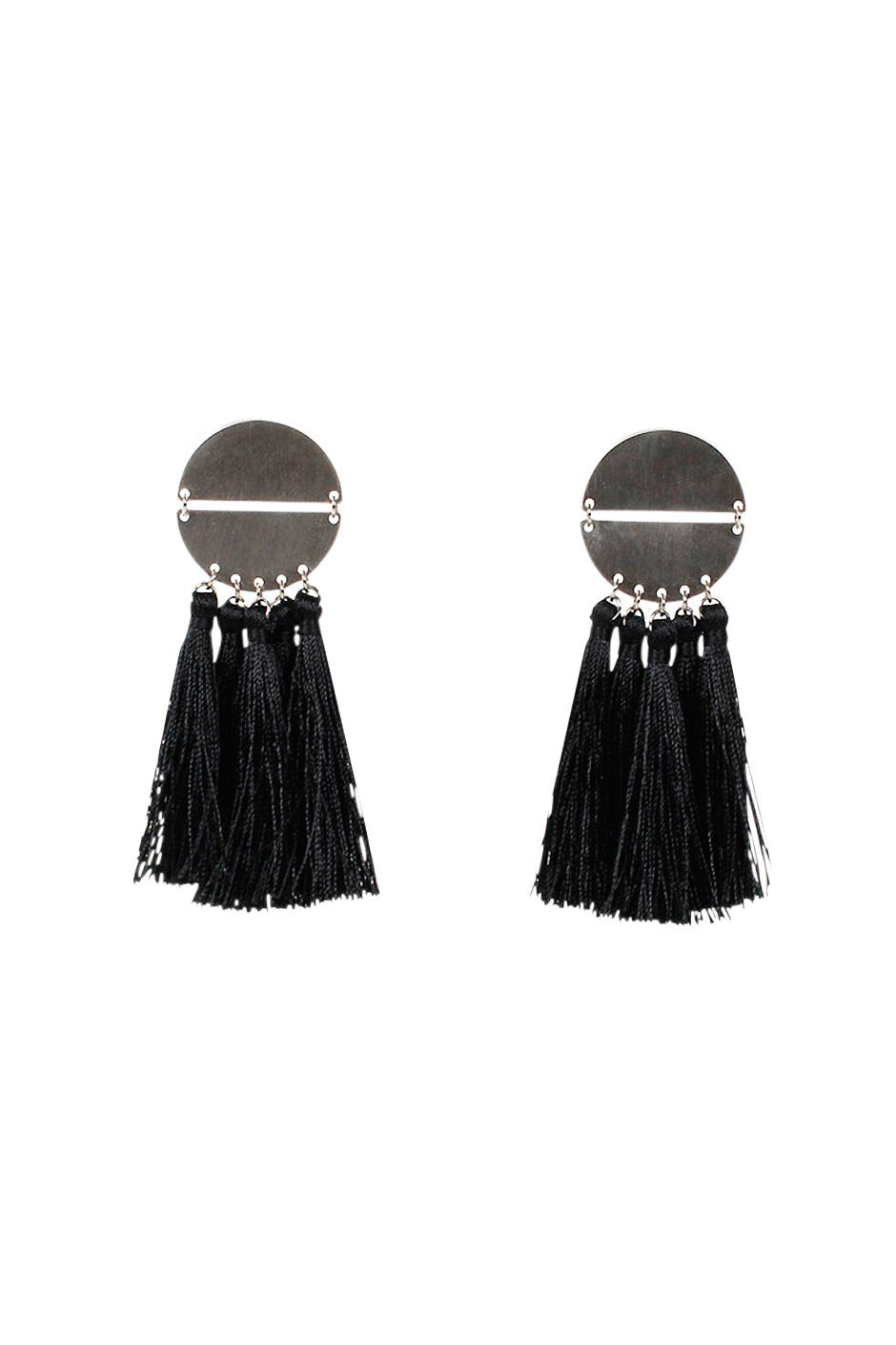 [TEST] Jasmine Disc Tassel Earrings