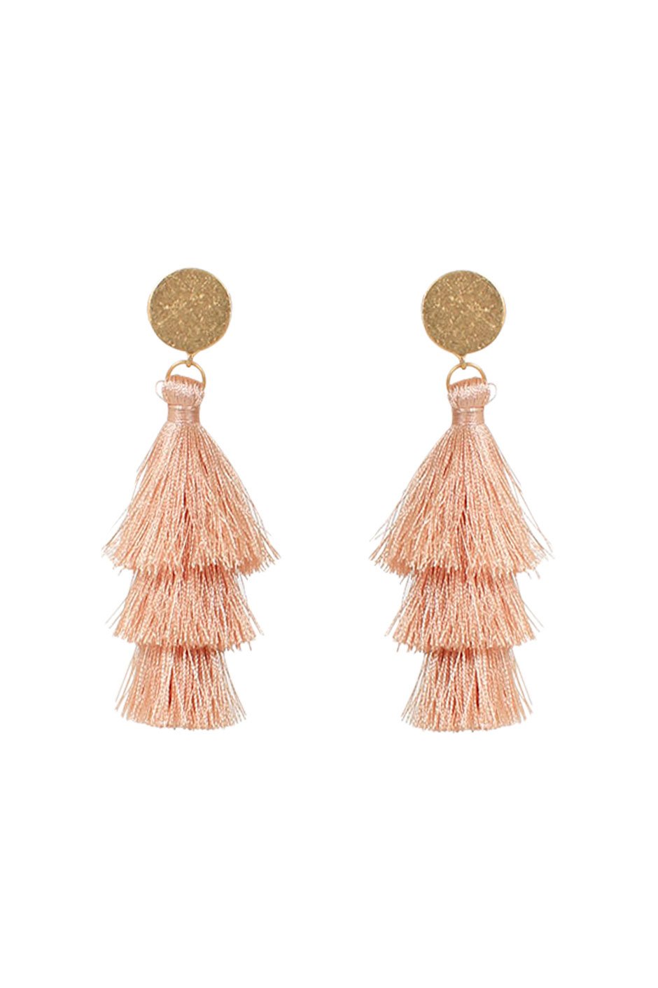 [TEST] Jaci Triple Tassel Earrings