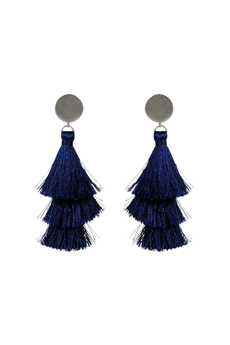 [TEST] Jaci Triple Tassel Earrings