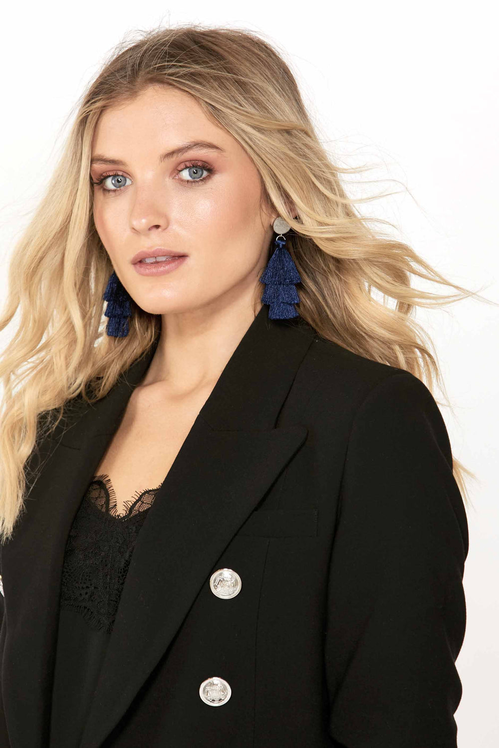 [TEST] Jaci Triple Tassel Earrings