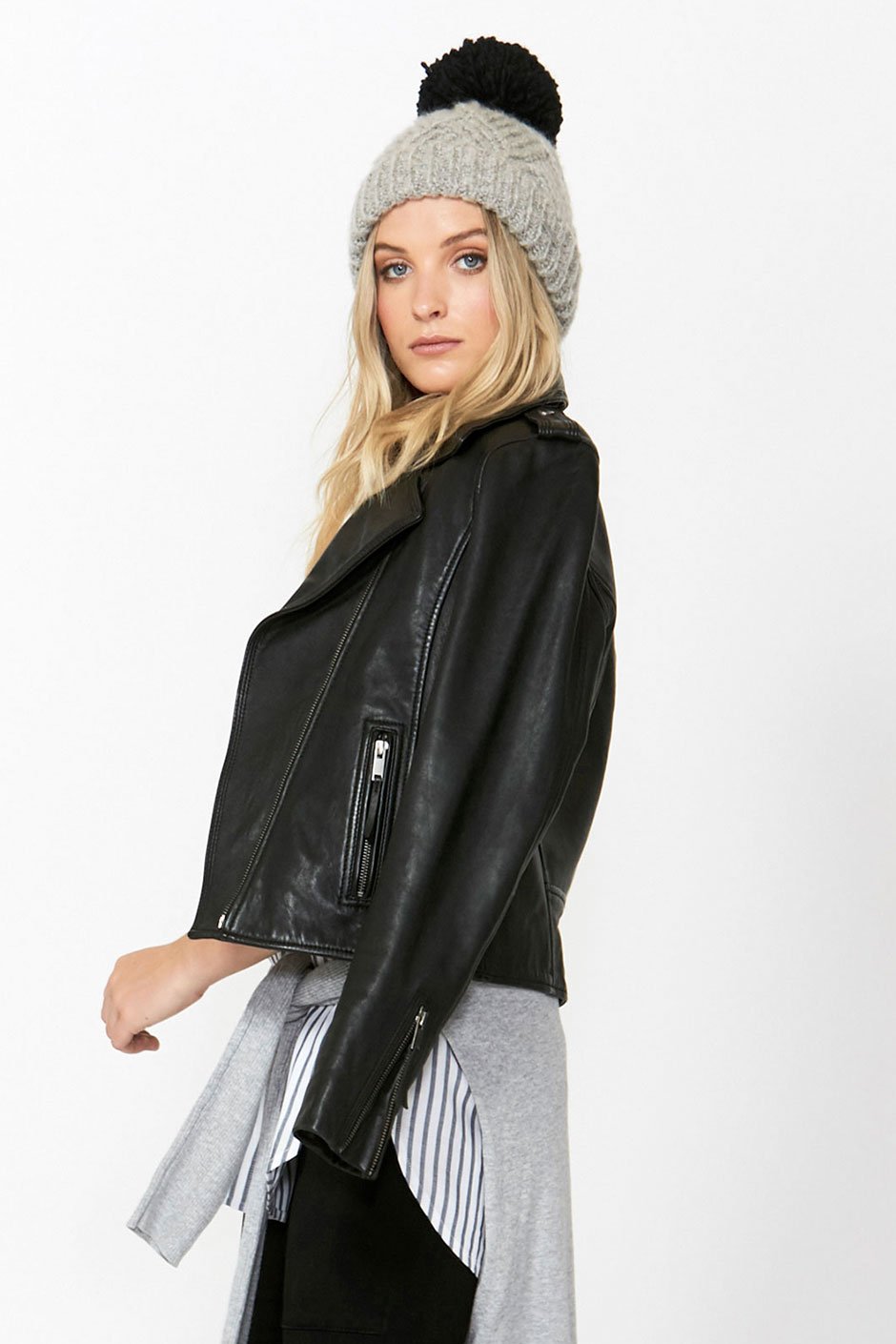 [TEST] Romy Weave Single Pom Beanie