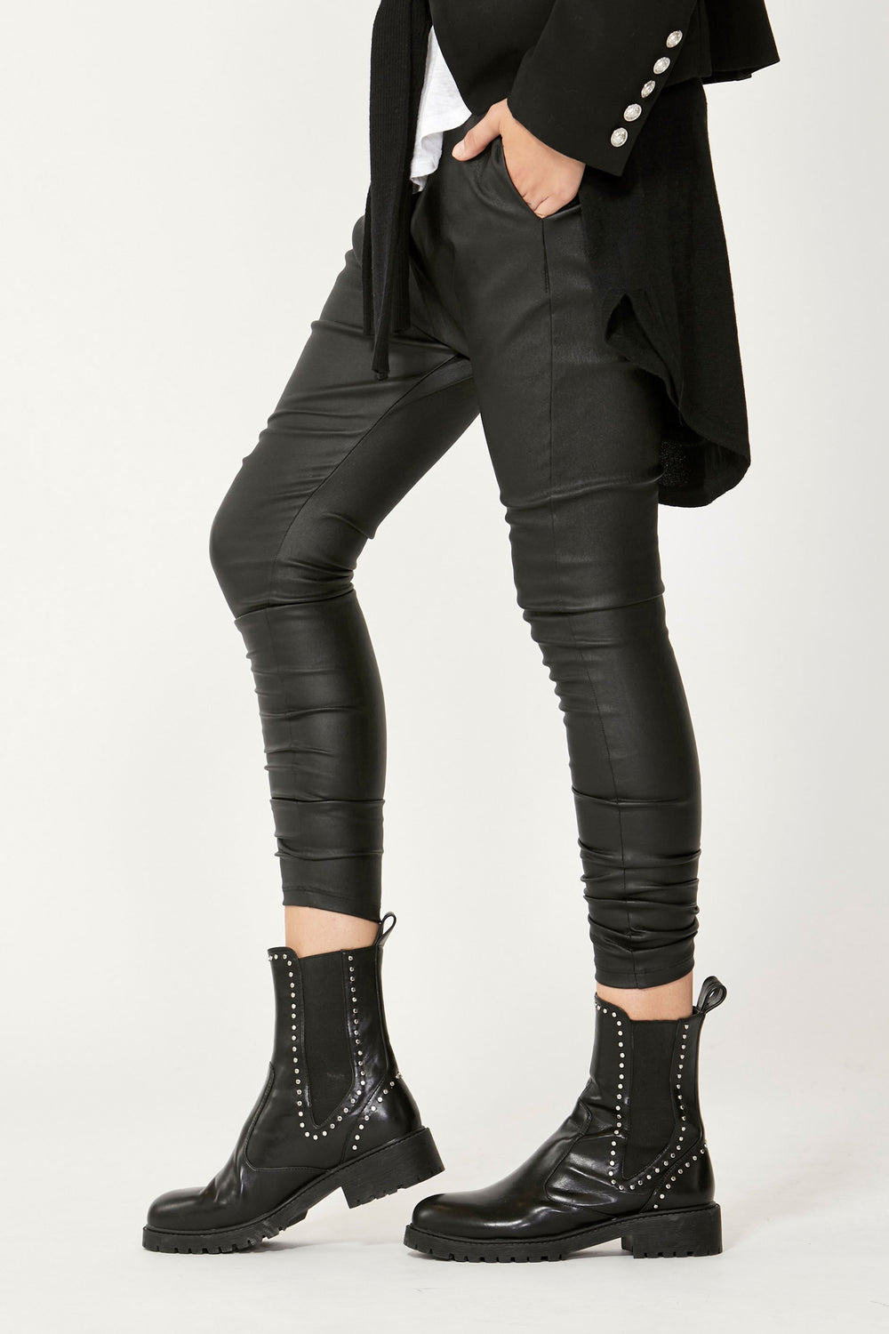 [TEST] Ruby Studded Combat Boot