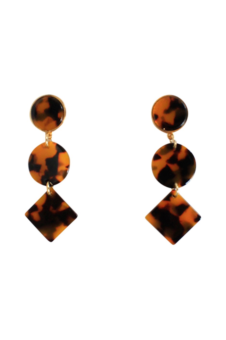 [TEST] Deb Disc Diamond Tort Earrings