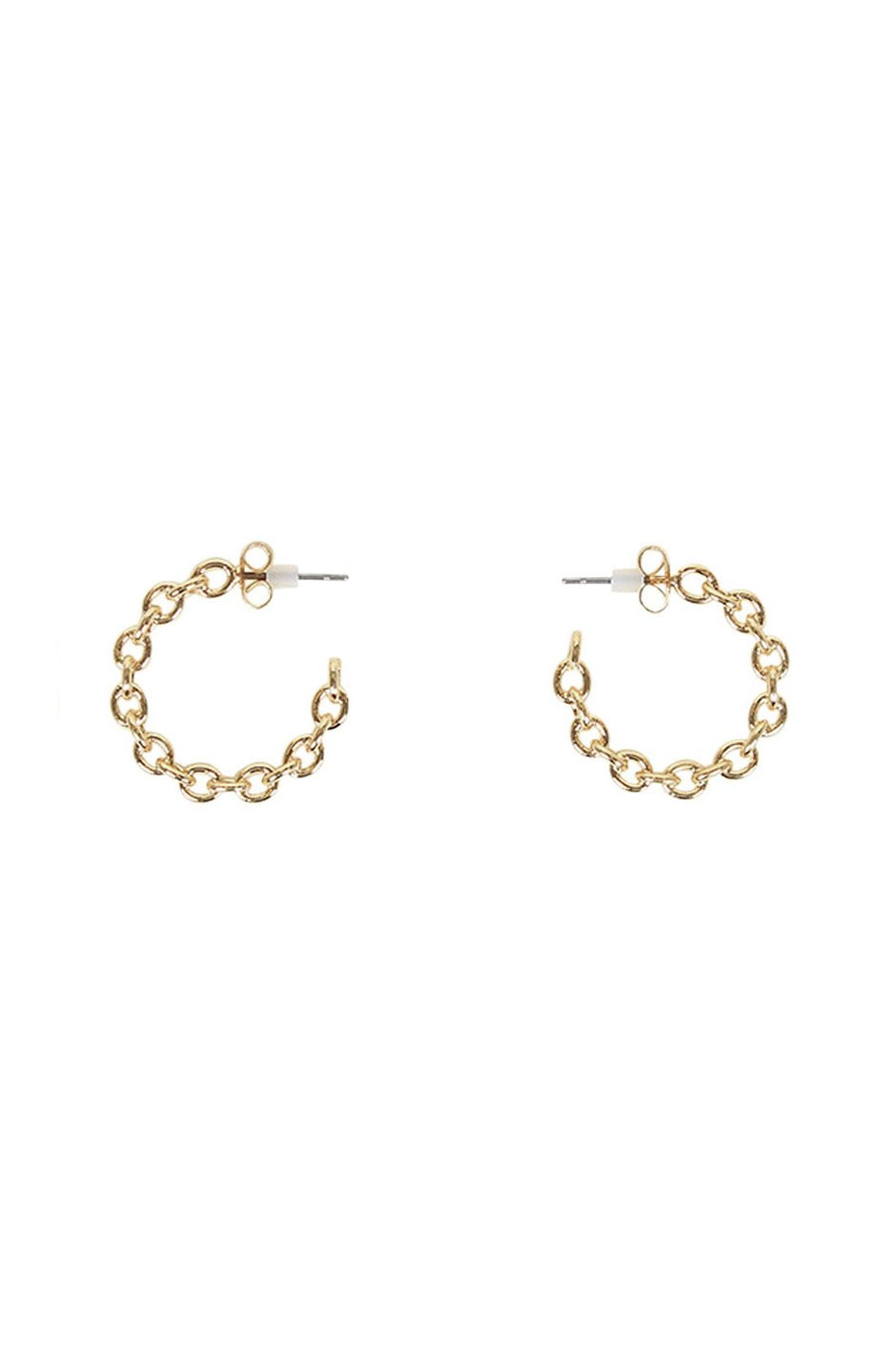 [TEST] Mia Small Chain Hoops