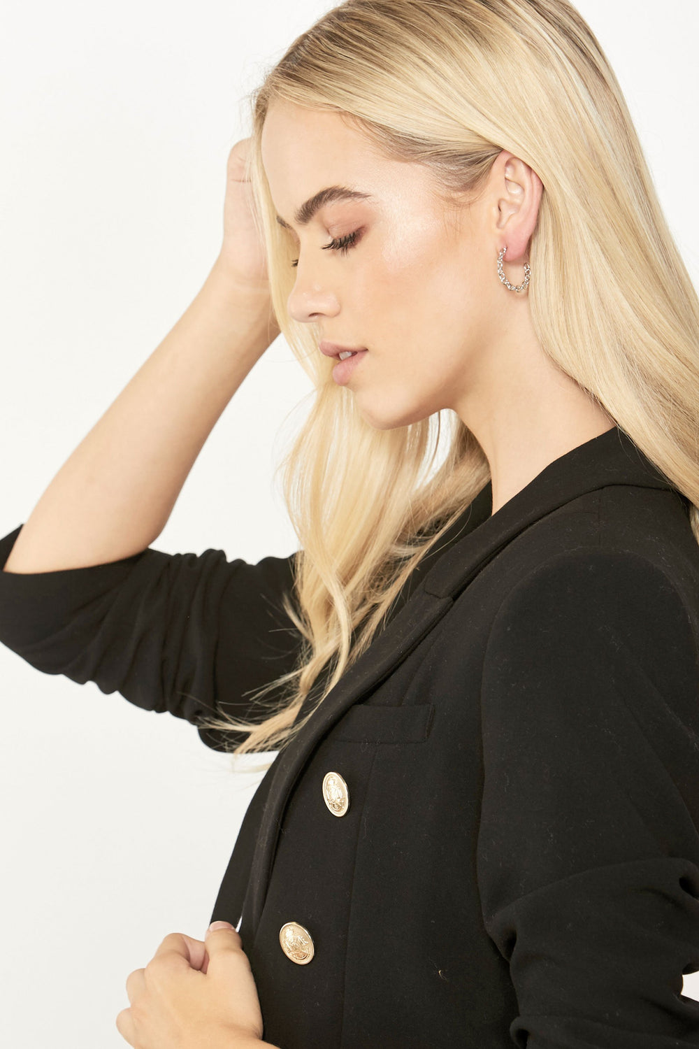 [TEST] Mia Small Chain Hoops