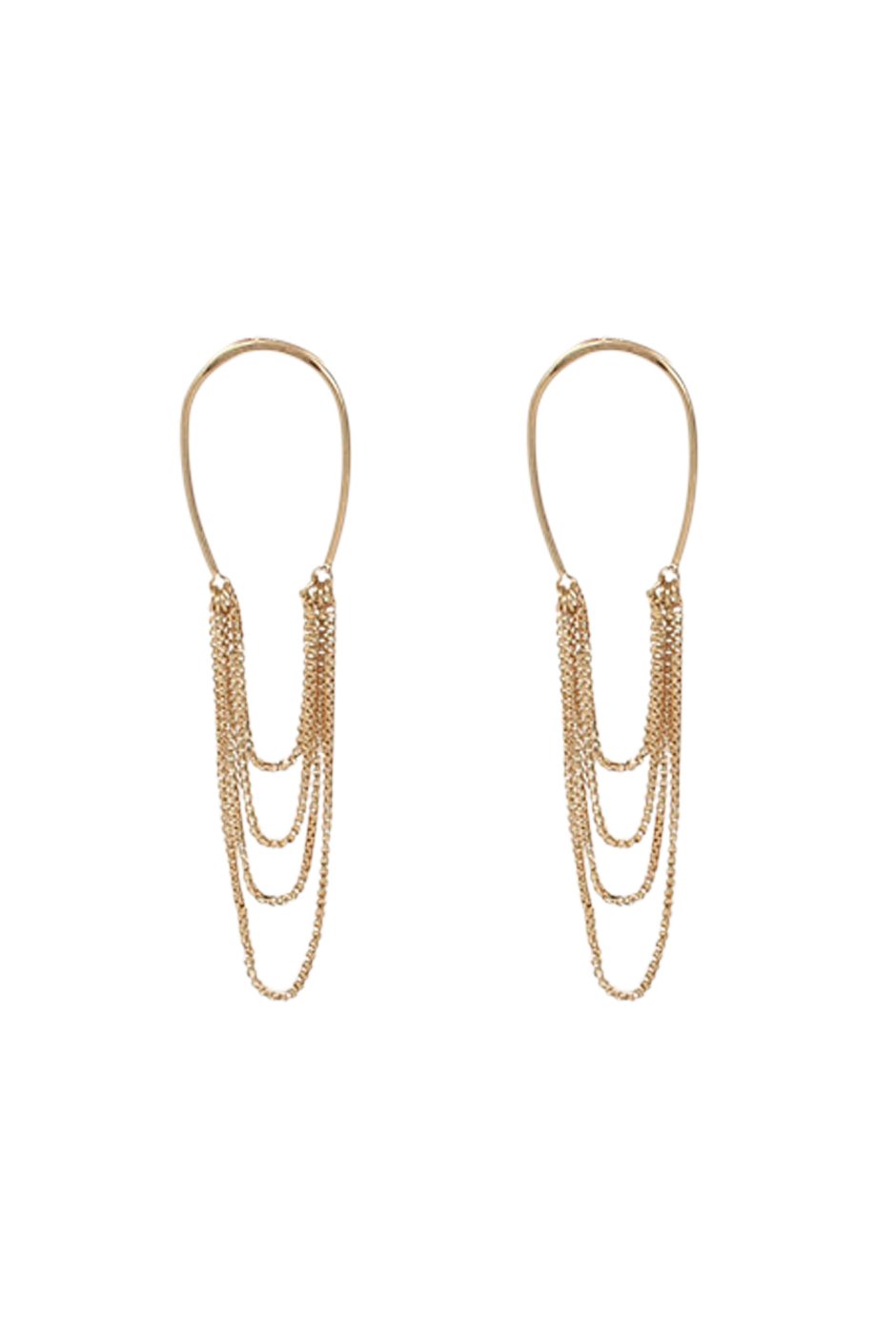 [TEST] Jordan Quadruple Chain Earring