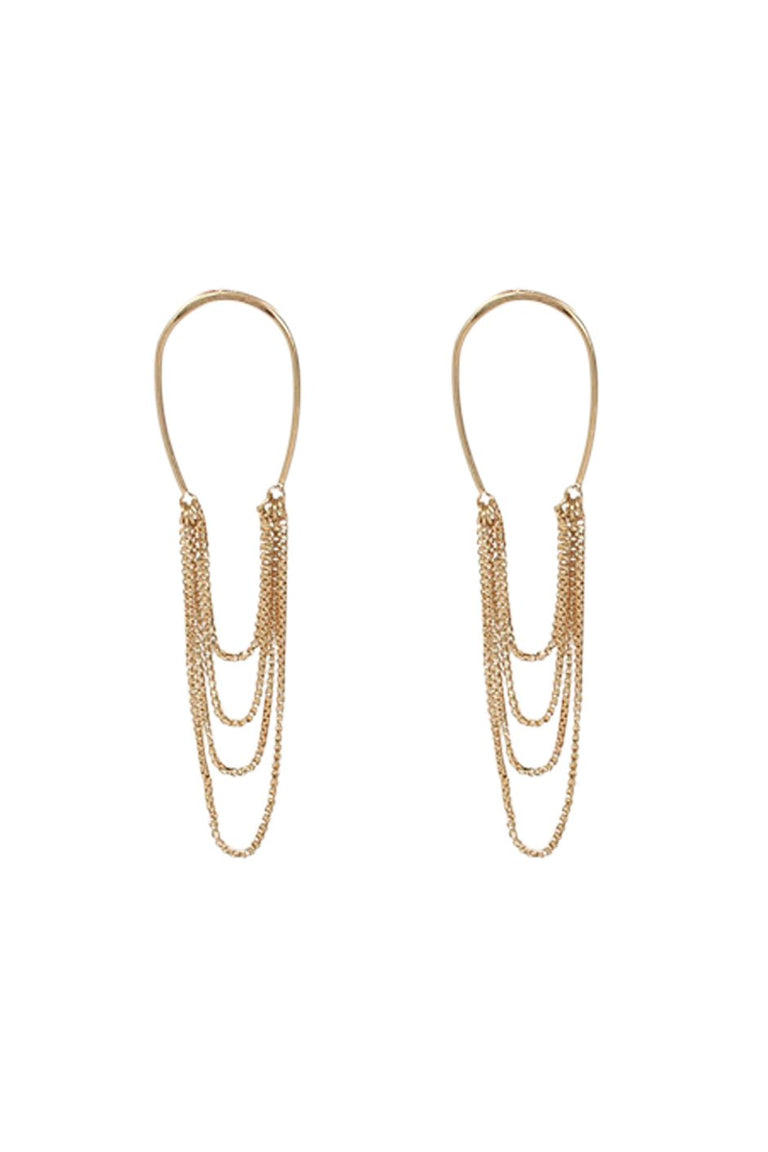 [TEST] Jordan Quadruple Chain Earring