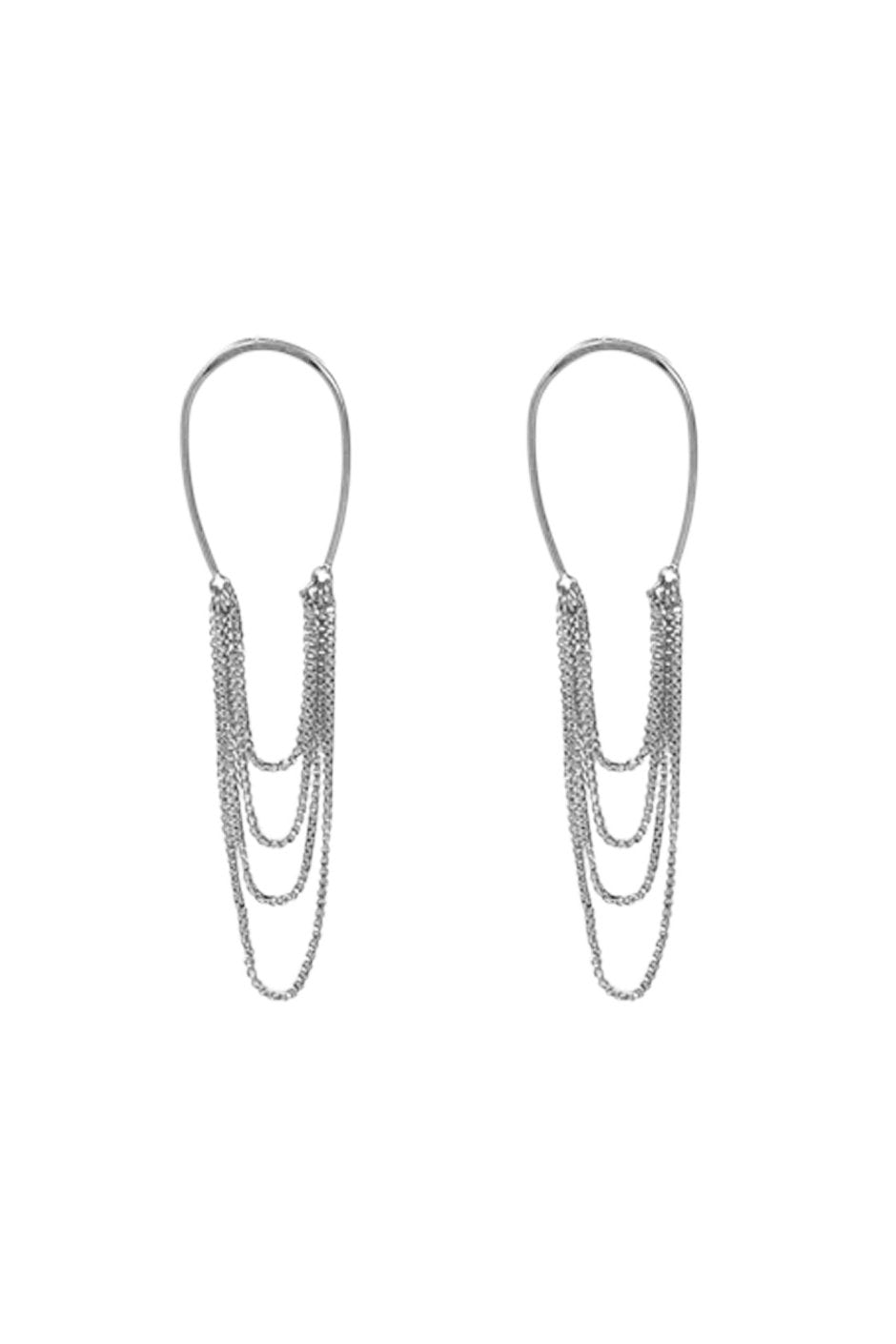 [TEST] Jordan Quadruple Chain Earring